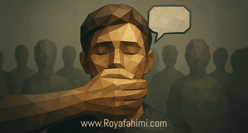 از ترس قضاوت، صدامون درنمیاد